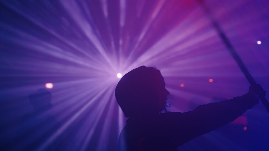 Screencaps from some footage for the feature documentary Hall, showing the clubbing environment in the club Hall