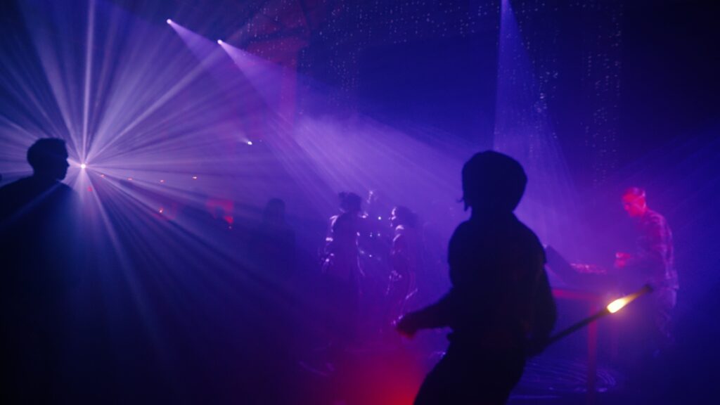 Screencaps from some footage for the feature documentary Hall, showing the clubbing environment in the club Hall