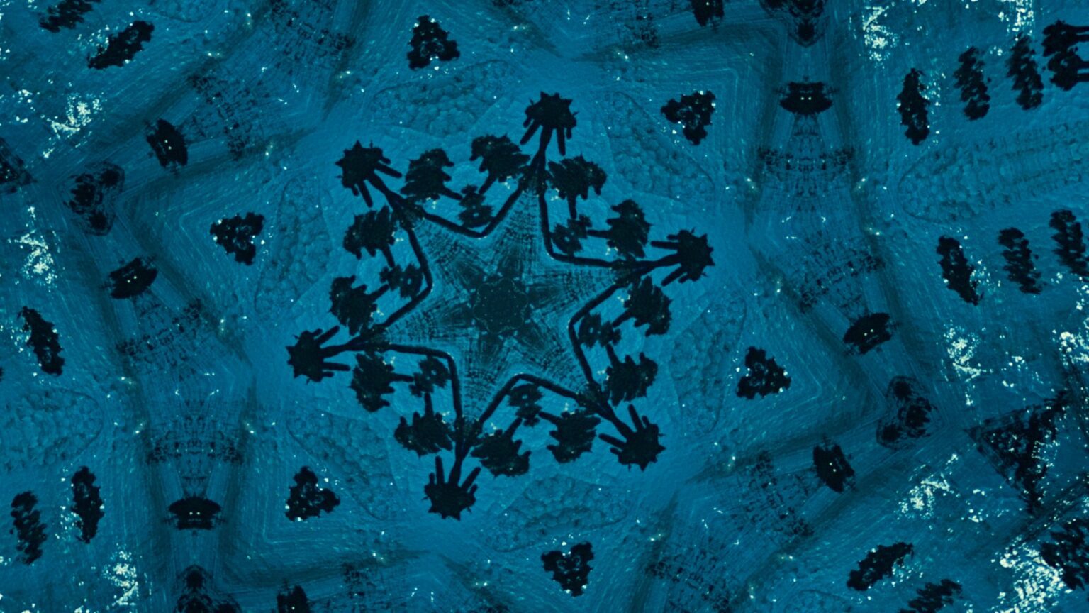 Screencap from the Music Video FRESKO of Malla, portrying a visual journey accompanied by the house music of the song